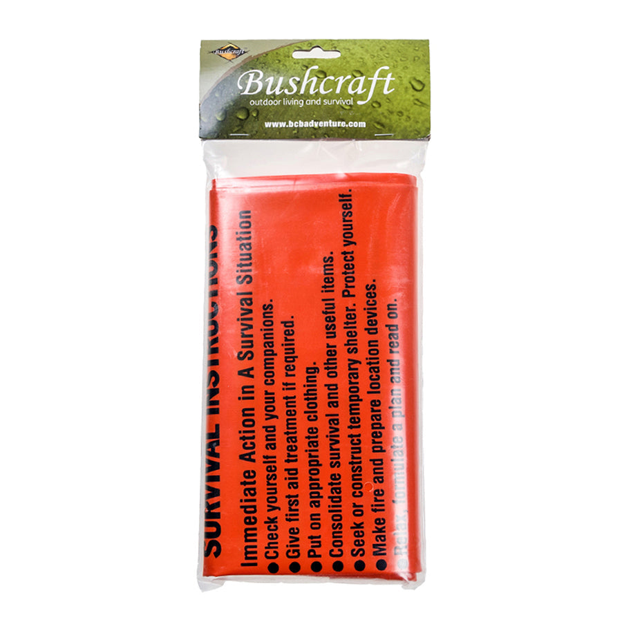 Emergency Survival Bivi Bag – Essentiële Overlevingszak met Survival-instructies