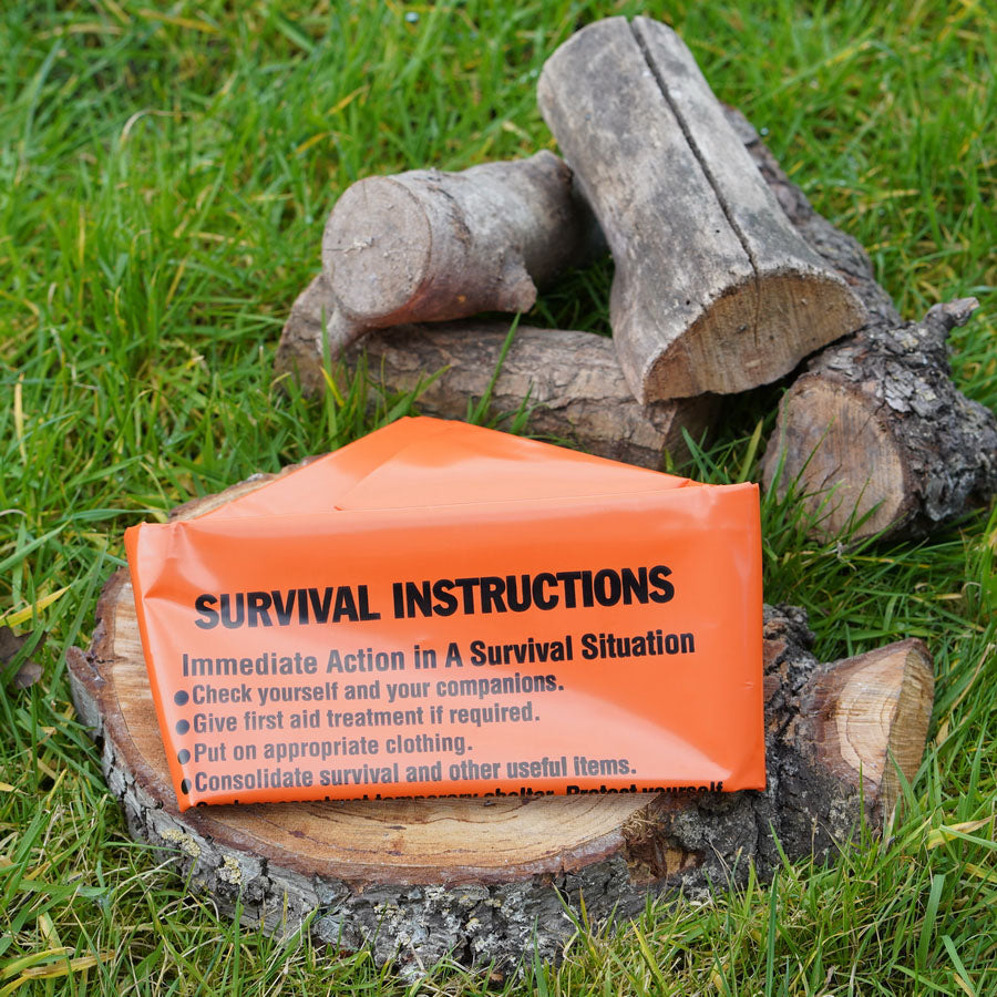 Emergency Survival Bivi Bag – Essentiële Overlevingszak met Survival-instructies